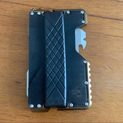 Metal Clip EDC Wallet Tactical Multi-function Wallet Card Package Army Fans Equipment Outdoor Camping survival tool