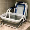 Portable 12L Folding Silicone Bucket