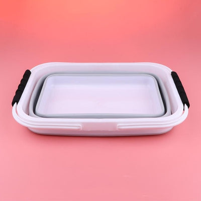 Portable 12L Folding Silicone Bucket