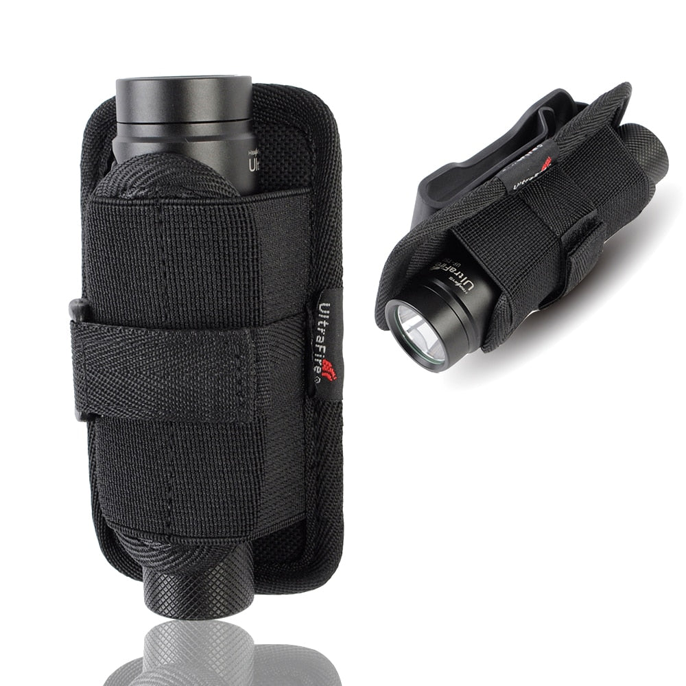 Rotatable Tactical Flashlight Holster Case