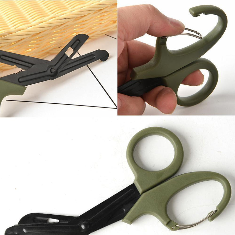 1pcs Tactical Rescue Scissors Trauma Gauze Curved Blade Nurse Shears First Aid Scissors Outdoor Medical Bandage Paramedic Camp