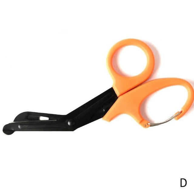 1pcs Tactical Rescue Scissors Trauma Gauze Curved Blade Nurse Shears First Aid Scissors Outdoor Medical Bandage Paramedic Camp