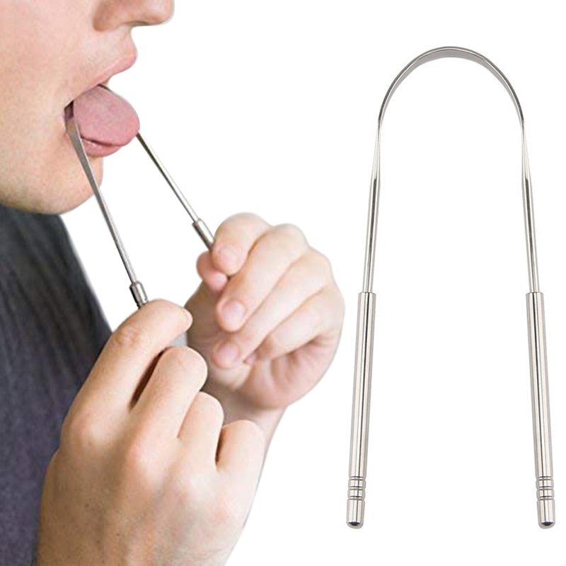 Stainless Steel Tongue Scraper Cleaner