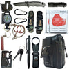 Emergency Survival Kit 80 in 1 Outdoor Survival Tool with Survival Bracelet Whistle Wood Cutter Water Bottle Clip Tactical Pen