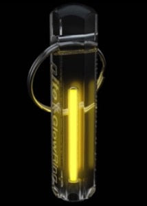 Nite Tritium Glowring Keychain Key Fob Night