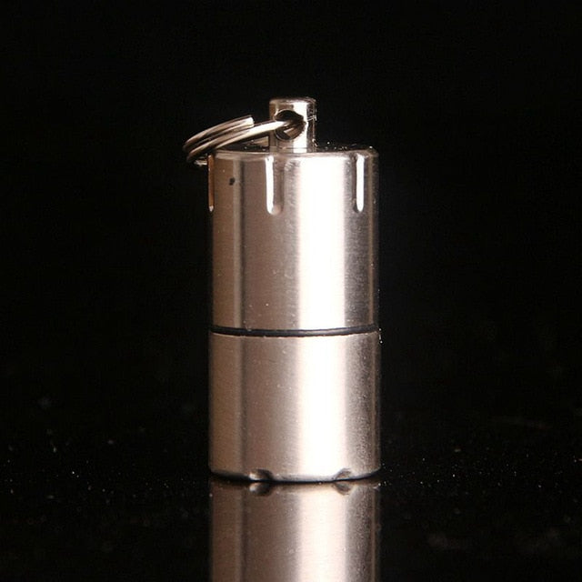 Mini Compact Kerosene Lighter Key Chain