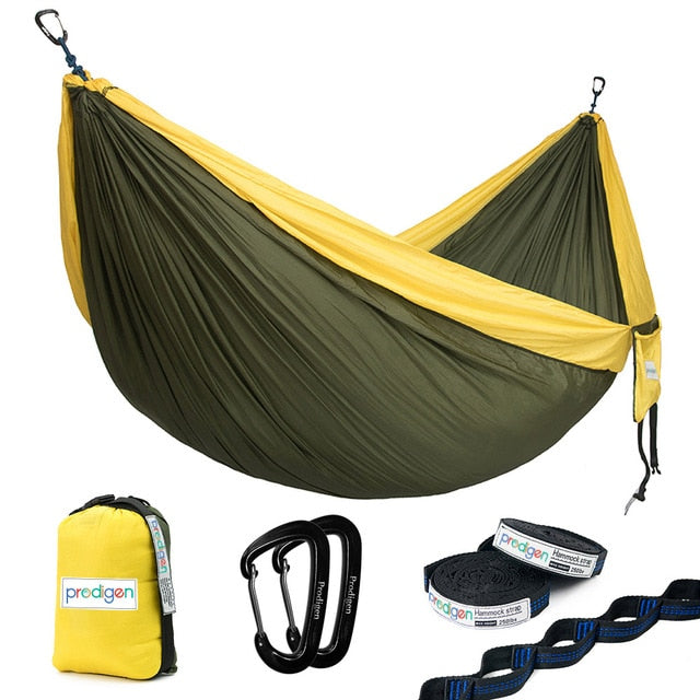 Portable Parachute Nylon Hammock for Backpacking Travel