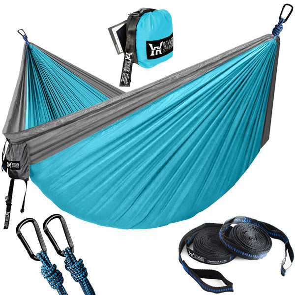 Portable Parachute Nylon Hammock for Backpacking Travel