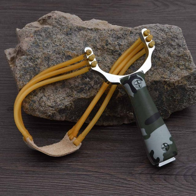 Powerful Aluminium Alloy Slingshot Crossbow Hunting Sling Shot