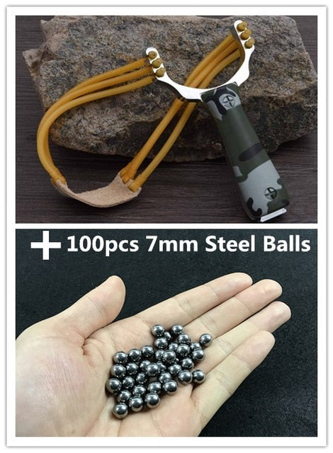 Powerful Aluminium Alloy Slingshot Crossbow Hunting Sling Shot