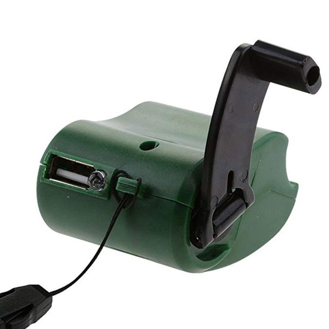 USB Phone Emergency Charger For Outdoor Survival kit Camping Travel Multifunction Hand Crank  Charger SOS EDC Emergency Supplies