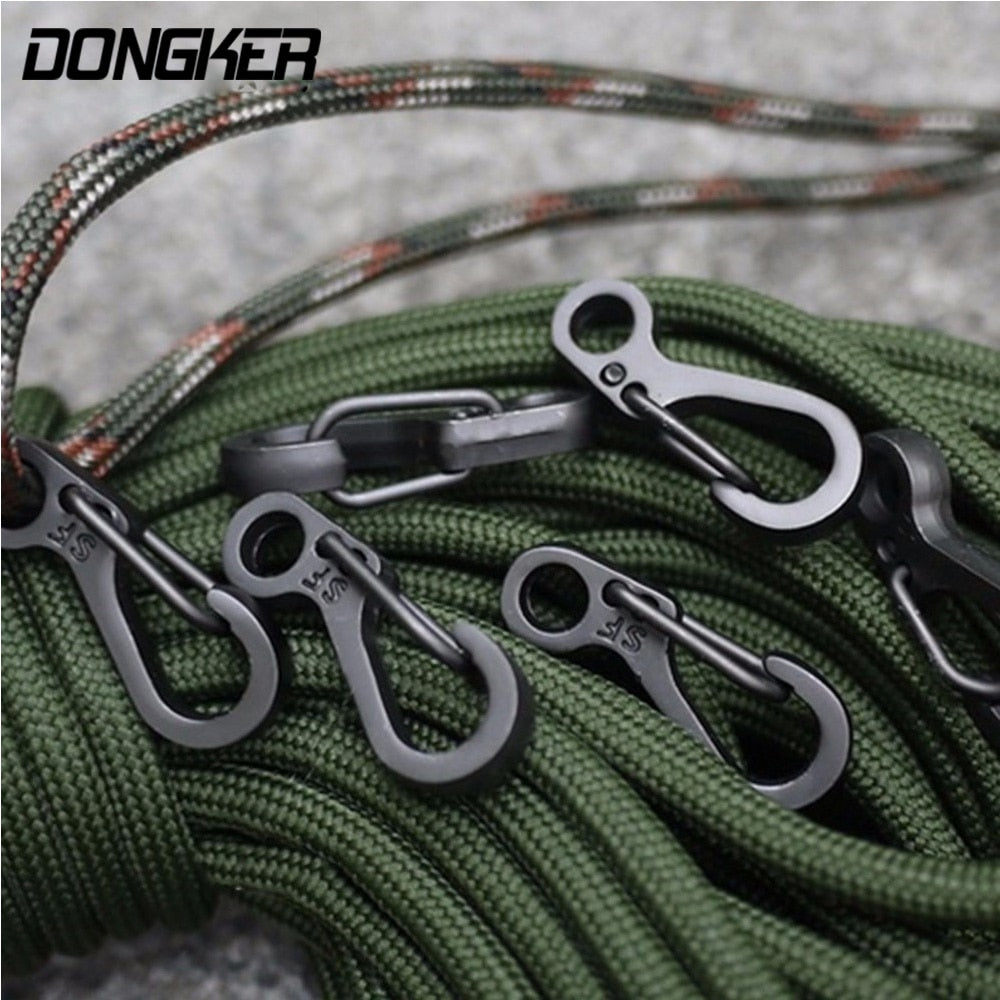 10Pcs/Lot Outdoor Mini Aluminium Alloy Hang Buckle