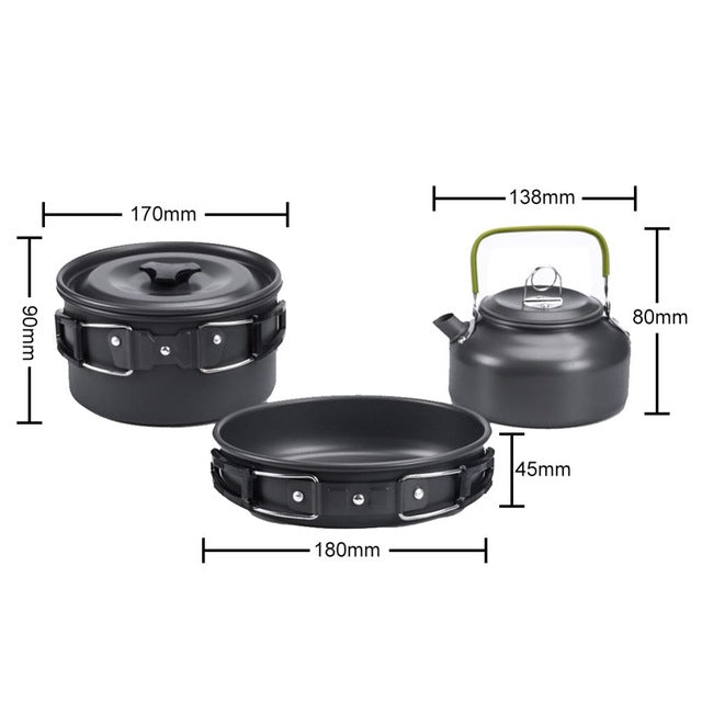 Outdoor Camping Cookware Set