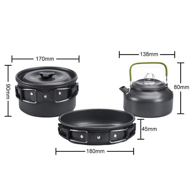 Outdoor Camping Cookware Ultralight Tableware