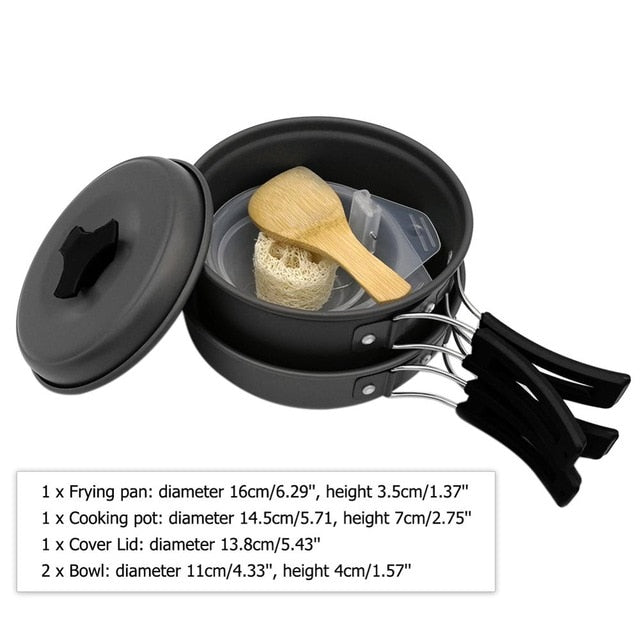 Outdoor Camping Cookware Ultralight Tableware