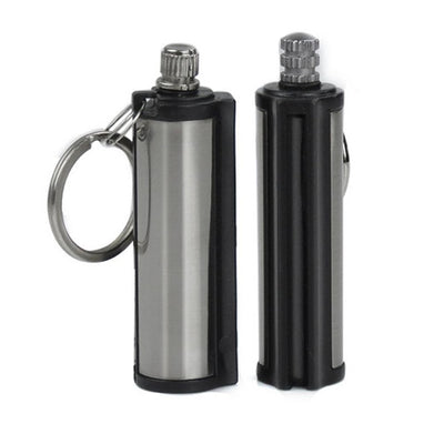 Steel Fire Starter Flint Match Lighter Survival Kit
