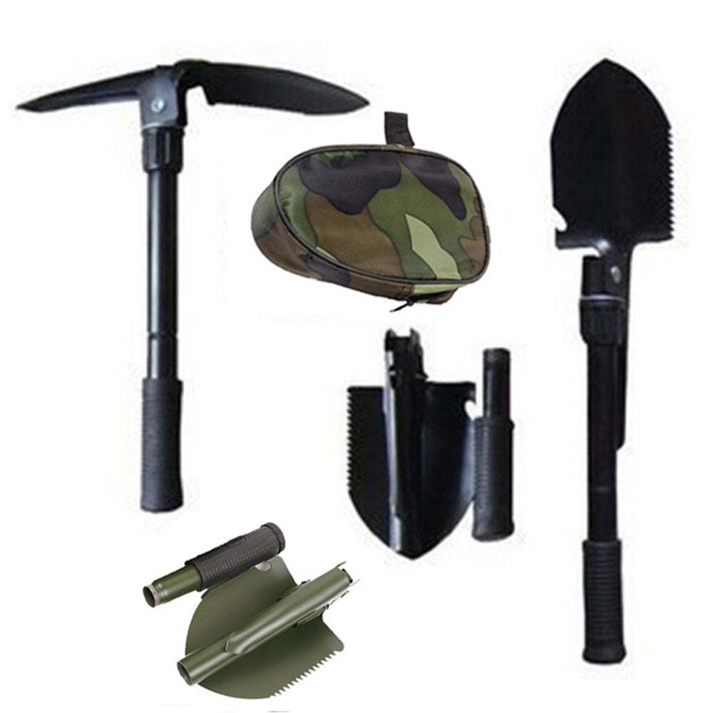 Outdoor Survival Shovel Multi Function Shovels Open Bottle
