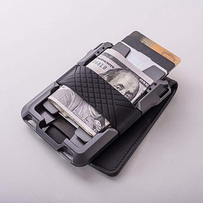 EDC Leather Portable Multifunction Pocket Tools Card Holder Purse Wallet Outdoor Camping Gear Money Purse Wallet EDC Tools
