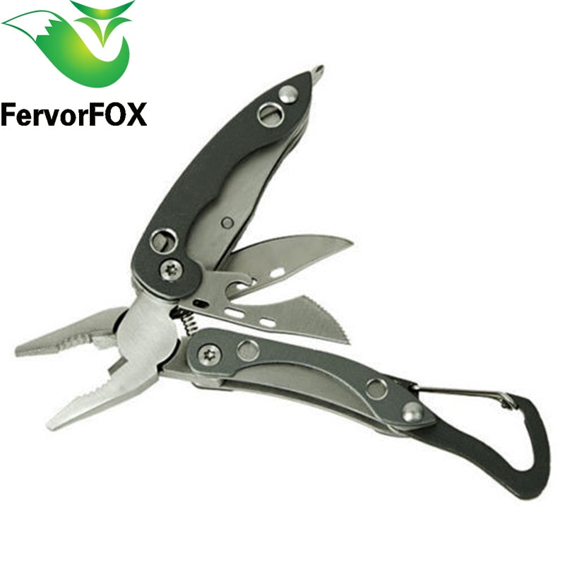 Outdoor Camping Tool EDC Gear Tactical Folding Pocket Knife Stainless Steel Opener Mini Travel Survival Kit Pliers