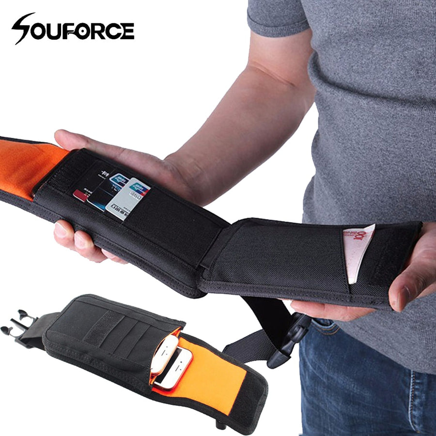 New Tactical Waist Pack Shockproof Double Phone Pouch Wallet Card Hand Bag Molle System Gun Accessory for Camping Hunting