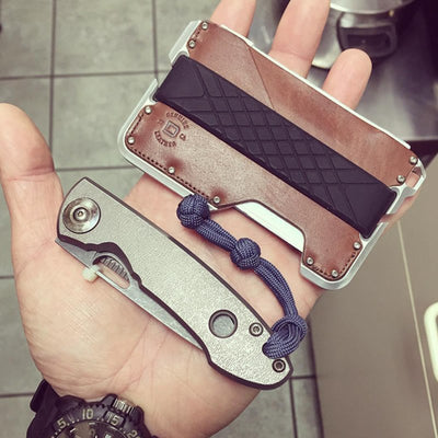 Metal Clip EDC Wallet Tactical Multi-function Wallet Card Package Army Fans Equipment Outdoor Camping survival tool