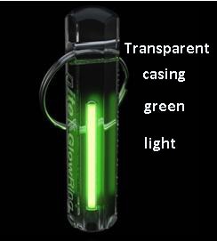 Nite Tritium Glowring Keychain Key Fob Night